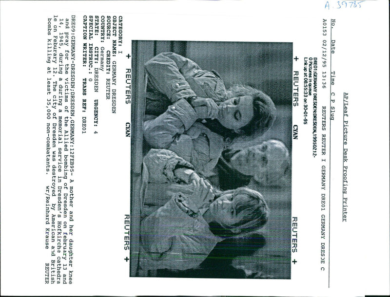 1995 LEAF PICTURE REINHARD KRAUSE WRITER COUNTRY DAUGHTER BRITISH AMERICAN - Vintage Photograph