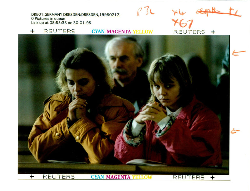 1995 LEAF PICTURE REINHARD KRAUSE WRITER COUNTRY DAUGHTER BRITISH AMERICAN - Vintage Photograph