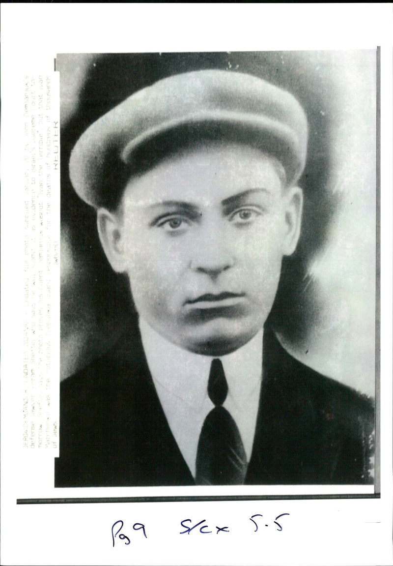 War criminal John Demjanjuk as a young man - Vintage Photograph