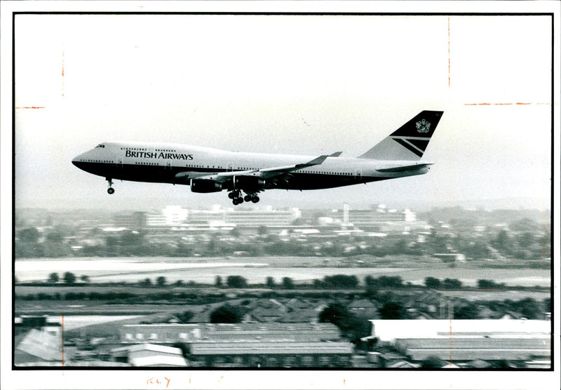BOEING BORIC BRITISH AIRWAYS RUSSELL CLISBY - Vintage Photograph