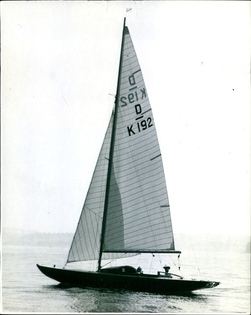 The Royal yacht Bluebottle - Vintage Photograph
