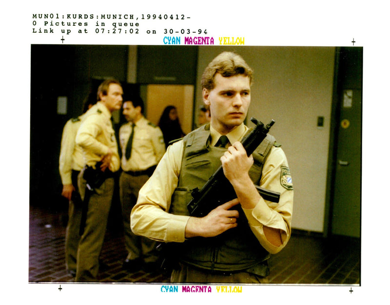 1994 KURDISH ACTIVISTS ARE ACCUSED TAKING AND WOLFGANG RATTAY WRITER COUNTRY - Vintage Photograph