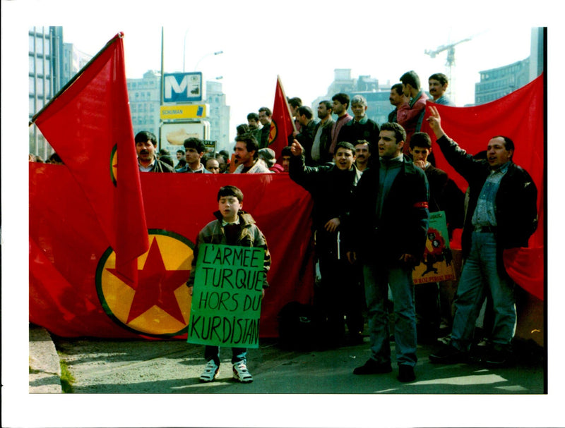 BELGIUM VISIT PRESS WRITER - Vintage Photograph