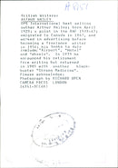 Arthur Hailey - Vintage Photograph