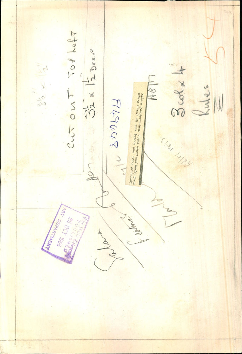 Africa Views of Sahara - Vintage Photograph