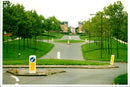 A view of Avenue on Housing Estate at Milton Keynes - Vintage Photograph