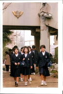 1995 ONE STUDENT THE SCHOOL KNOWN DEAK KOJI SASAHARA TITLE WRITER COUNTRY - Vintage Photograph