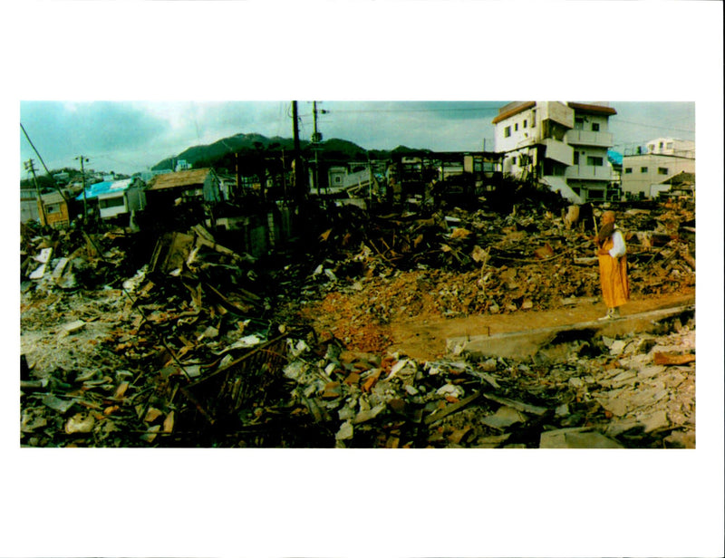 1995 LEAF PICTURE DESK PROOFING PRINTER KYODO TITLE WRITER COUNTRY - Vintage Photograph