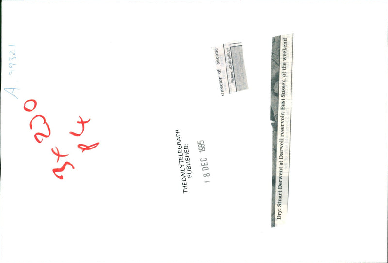 Stuart Derwent at Darwell reservoir. - Vintage Photograph