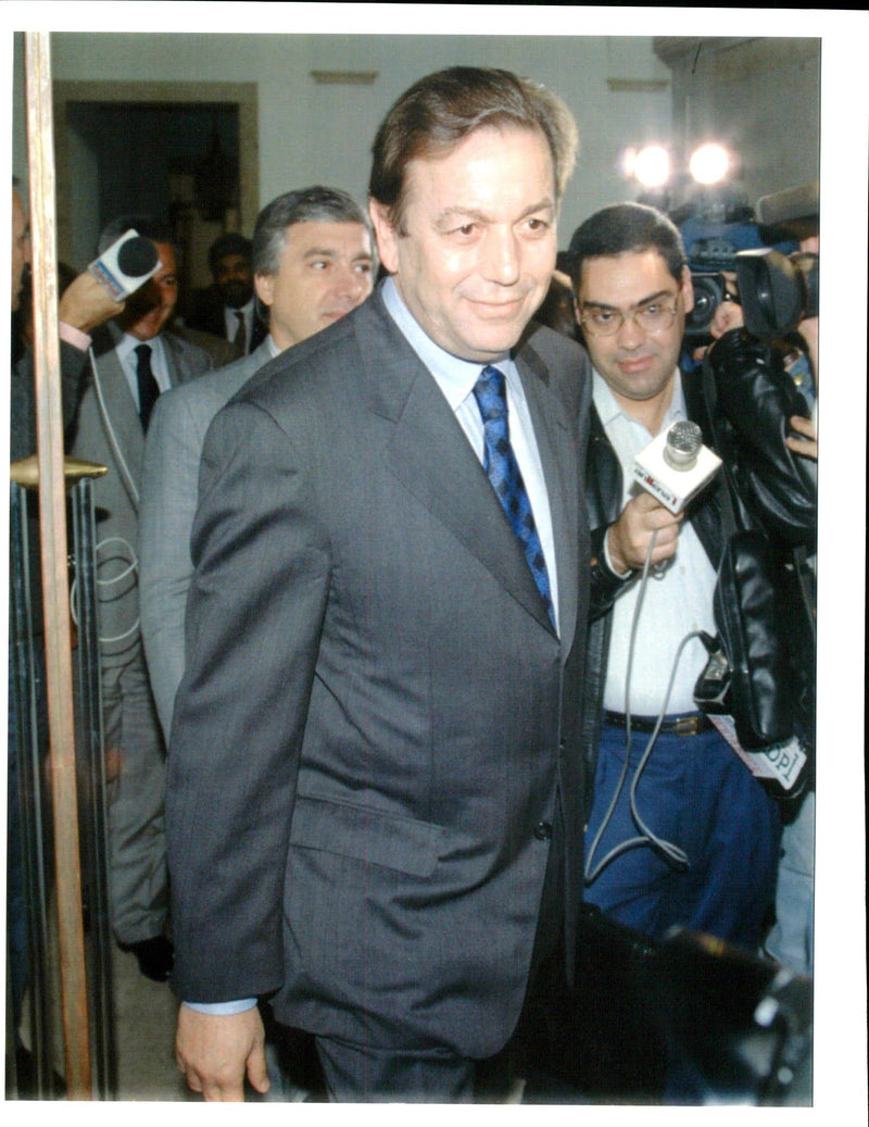 1995 THE EUROPEAN UNION AND JAIME GAMA GUILHERME TITLE WRITER PRESS COUNTRY - Vintage Photograph