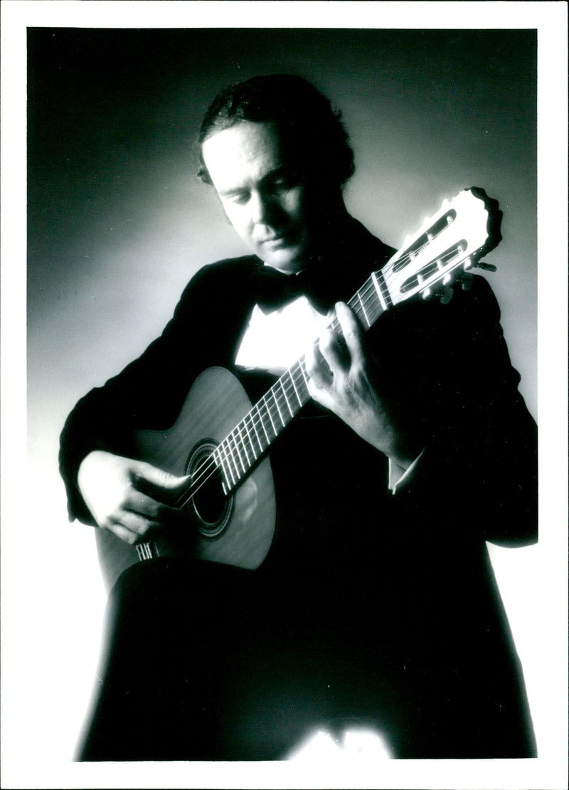 Concert Guitarist John Mills - Vintage Photograph