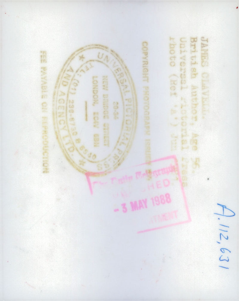 James Clavell - Vintage Photograph