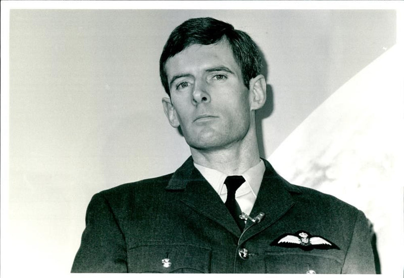 Squadron-Leader Nigel Wood, RAF test pilot - Vintage Photograph