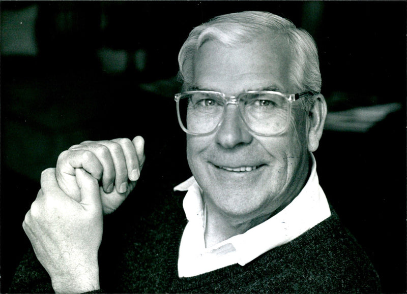 Barry Took, TV and radio writer and presenter - Vintage Photograph