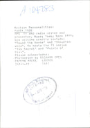 Barry Took, TV and Radio writer and presenter - Vintage Photograph