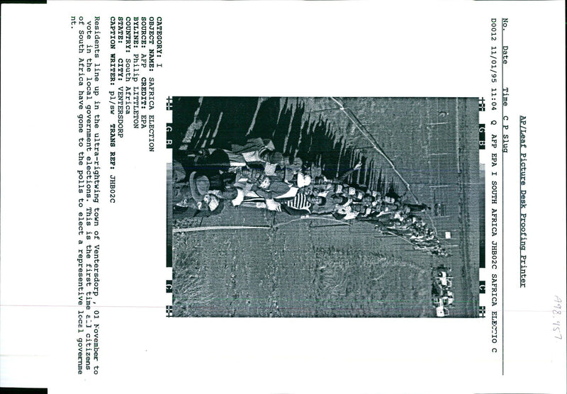 1995 THIS THE FIRST TIME CITIZENS PHILIP LITTLETON NANWRGB WRITER COUNTRY - Vintage Photograph