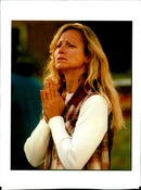 1995 RICHARD OPEN KIMBERLY SCHNEIDER TITLE USA DAUGHTER WRITER - Vintage Photograph