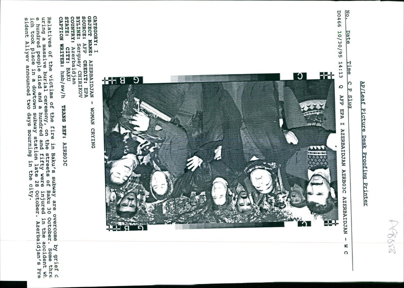 SOME THRE HUNDRED PEOPLE DIED AND FIFTY WERE WRITER COUNTRY - Vintage Photograph