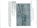 1995 CARS CAR TRAIN DERAILED OVER THE EXPRESSWAY DURING RUS TITLE USA WRITER - Vintage Photograph