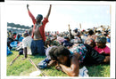 1995 ZULU INKATHA FREEDOM PARTY IFP RAL JOAO SILVA KING WRITER LEADER AIR TITLE - Vintage Photograph