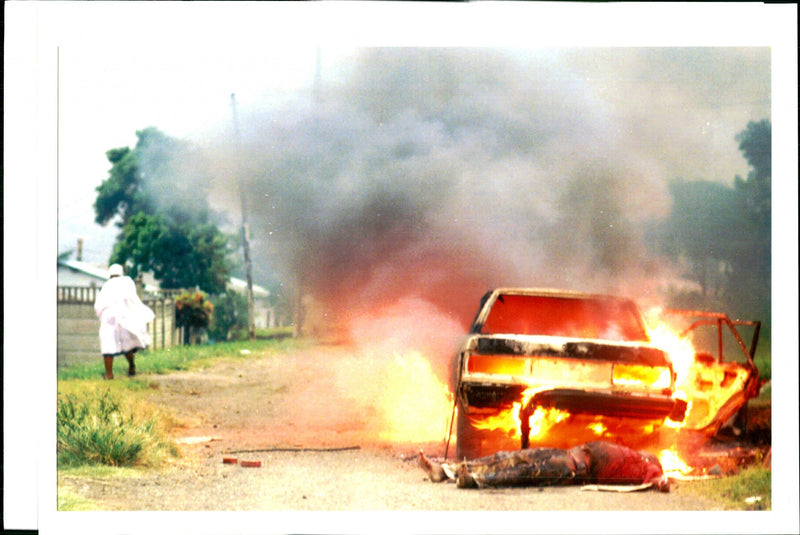 1994 LEAF PICTURE DESK PROOFING PRINTER DAVID BRAUCHLI TITLE CAR WRITER - Vintage Photograph