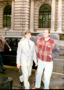 GARY HOSKINS DEFENDENT TRIAL MURDER OCTM PANER CHADCHARAN OLD BAILEY - Vintage Photograph