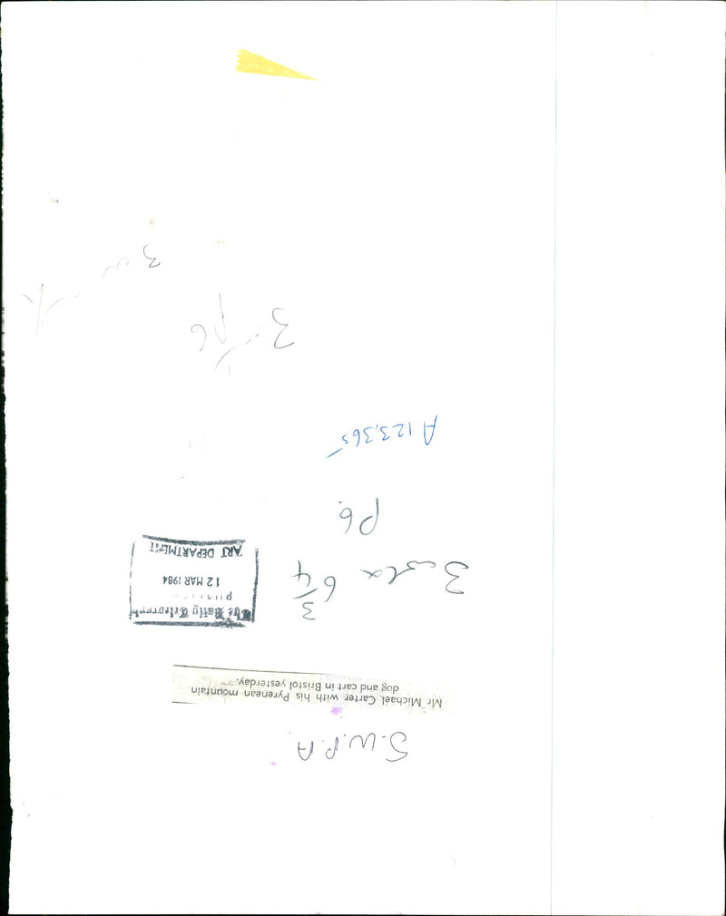 Michael Carter - Vintage Photograph