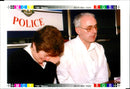 1996 LEAD PICTURE DESK CHRIS BACON GBR POLICE CAR WRITER COUNTRY DAUGHTER - Vintage Photograph