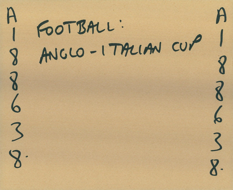 Anglo-Italian Cup - Vintage Photograph