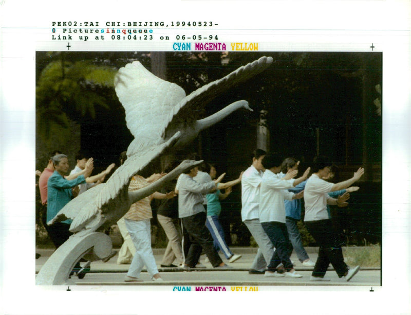 1994 TAI WILL BURGESS CHI PRKO BEIJING WRITER CHINA COUNTRY EARLY - Vintage Photograph