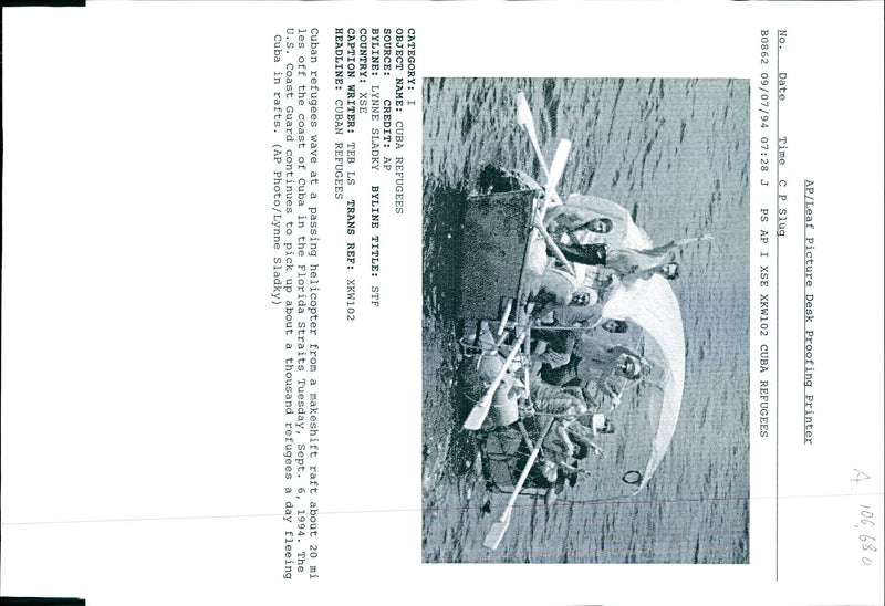 1994 THE COAST GUARD CONTINUES PICK LYNNE SLADKY TITLE WRITER COUNTRY - Vintage Photograph