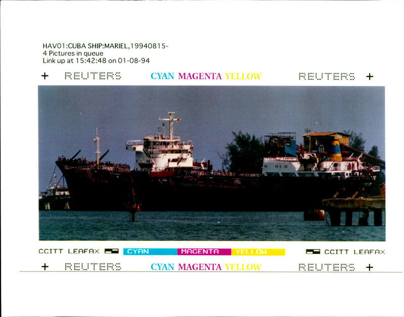 MALTA SHIP PRESS WRITER - Vintage Photograph