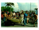 1994 THOUSANDS CUBANS WALK THE BAY JOSE GOITIA TITLE WRITER POLICE PRESS - Vintage Photograph