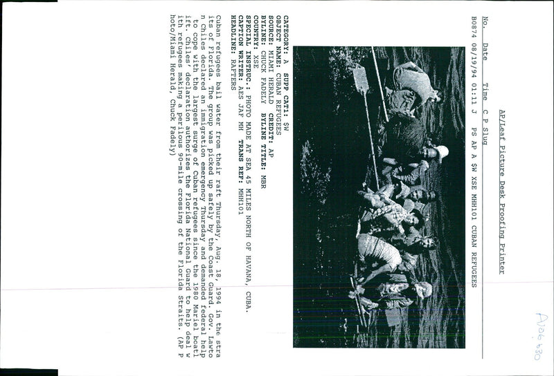 1994 GOV LAWTO CHILES DECLARED IMMIGRATION WRITER NATIONAL SEA COUNTRY TITLE - Vintage Photograph