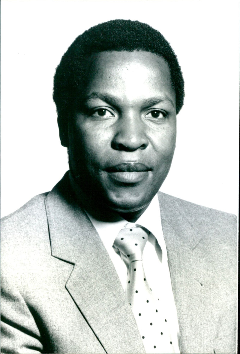 Sydney Sekeramayi, Minister of State for National Security in the Presidents Office Zimbabwe - Vintage Photograph