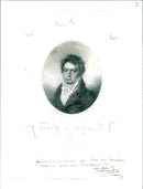 Ludwig van Beethoven music manuscript - Vintage Photograph