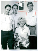 1992 FIRST NATIONAL COMMERC NICK ROGERS MARGARET HOWARD HENRY KELLY MUSIC - Vintage Photograph