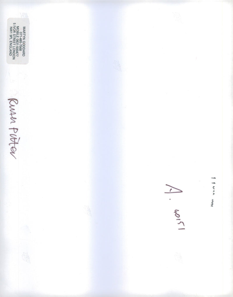 RUTH PUTER FREELANCE WRITER BASED LONDON MARTYN GODDARD ENGLAND - Vintage Photograph