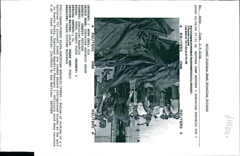 1996 PUE DOMINICAN REPUBLIC CRASH PUERTO ANA MARTINEZ AIRCRAFT WRITER COUNTRY - Vintage Photograph