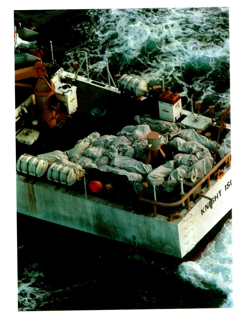 1996 THE CHARTERED BOEING WITH CARL JUSTE WHITE AIRCRAFT WRITER KNOWN FLIGHT - Vintage Photograph