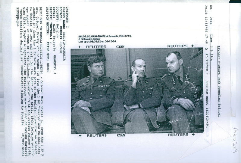 1994 WRITER BELGIUM COUNTRY - Vintage Photograph