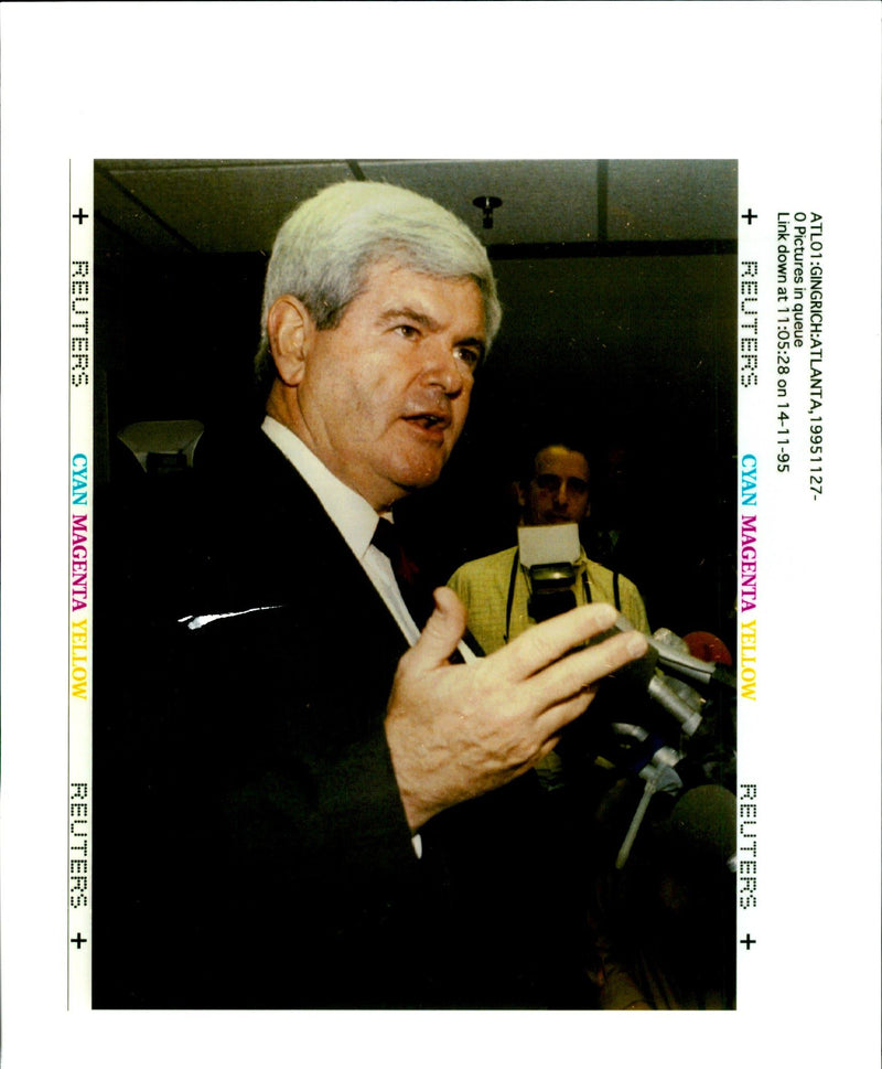 1995 WRITER FAMILY PRESS COUNTRY MEMBERS - Vintage Photograph