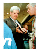 1994 LEAF PICTURE DESK PROCFING PRINTER GINGRICH TITLE USA WRITER COUNTRY - Vintage Photograph