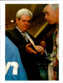 1994 NEWT GINGRICH WAS ELECTED THE HOUSE REPR TITLE USA WRITER COUNTRY - Vintage Photograph