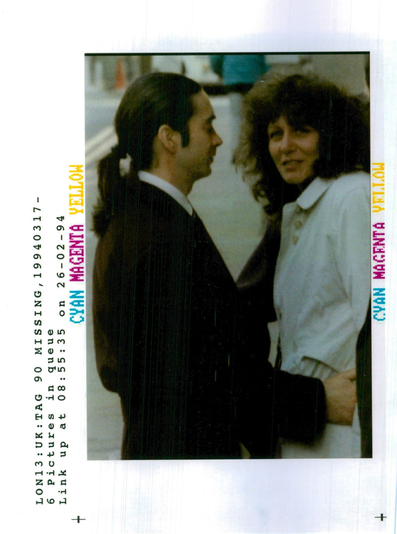 1994 LEAF PICTURE DESK PROOFING OLD BAILEY PAUL WRITER COUNTRY JACQUELINE - Vintage Photograph