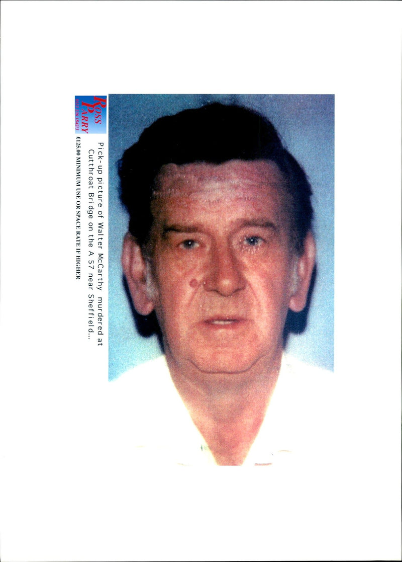 1993 WALTER MCCARTHY WAS MURDERED CUTTHROAT BRIDGE THE NEAR SHEFFIELD - Vintage Photograph