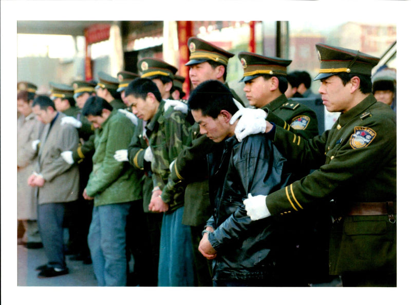 1996 LEAF PICTURE DESK PROOFING PRINTER DATE TIME WRITER CHINA BECAME - Vintage Photograph