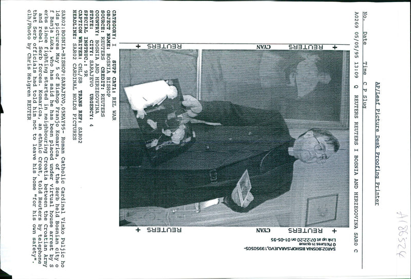 1995 WRITER COUNTRY - Vintage Photograph