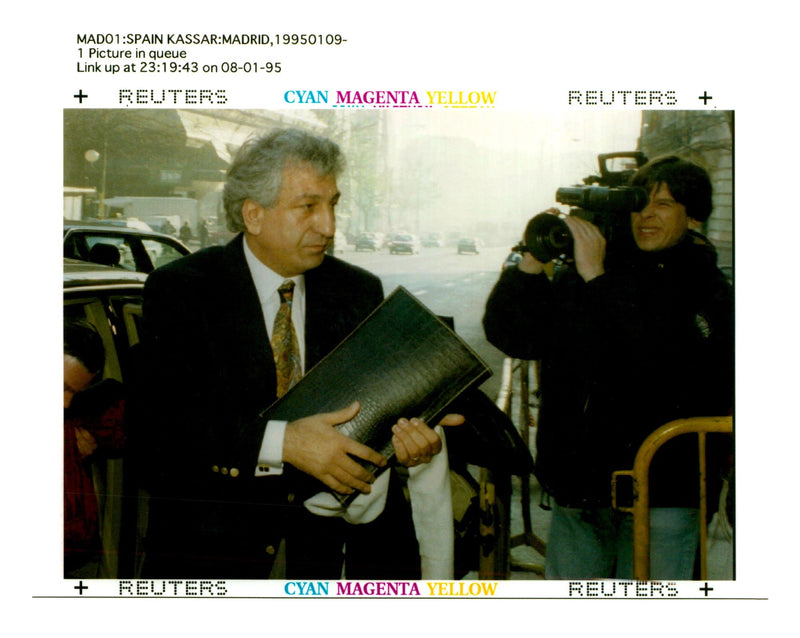 1995 SYRIAN ARMS DEALER MONZER DESMOND BOYLAN SHIP WRITER LINER COUNTRY - Vintage Photograph