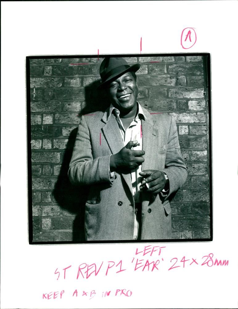 British Writer Mike Phillips - Vintage Photograph